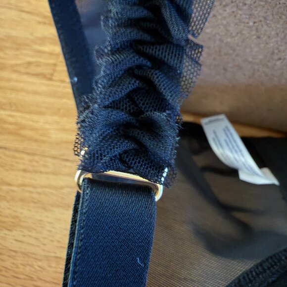 Cacique Embroidered Ruffle-trim Longline Boost Balconette Bra Size 40 DD - Picture 8 of 11